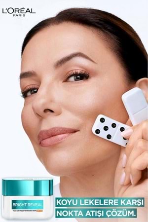 Loreal Paris Bright Reveal Koyu Leke Karşıtı, Cilt Tonu Eşitleyici Spf50 Nemlendirici Krem Niasinamid 50ml
