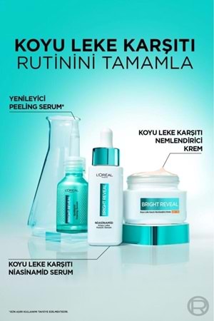 Loreal Paris Bright Reveal Koyu Lekelere Karşı Hızlı Etkili Yenileyici Peeling Serum 25% [AHA + BHA + PHA] 25ml