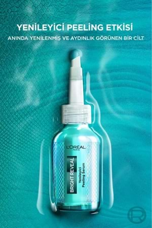 Loreal Paris Bright Reveal Koyu Lekelere Karşı Hızlı Etkili Yenileyici Peeling Serum 25% [AHA + BHA + PHA] 25ml