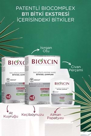 Bioxcin Genesis 3 Al 2 Öde Yağlı Saçlar Için Şampuan 3*300ml