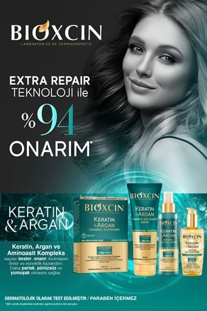 Bioxcin Keratin & Argan Onarıcı Saç Bakım Yağı 150 ml Yıpranmış ve Hasar Görmüş Saçlar