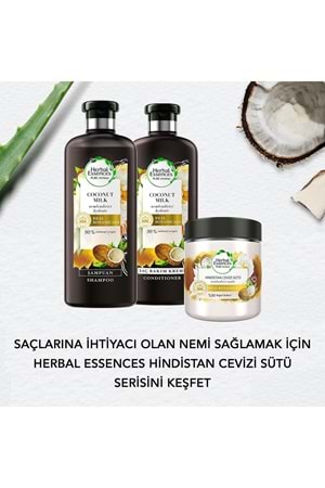 Herbal Essences Nemlendirici Saç Maskesi Hindistan Cevizi Sütü 250 ml