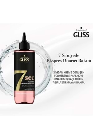 Gliss 7sec Ekspres Onarıcı Bakım Split Hair Miracle 200ml