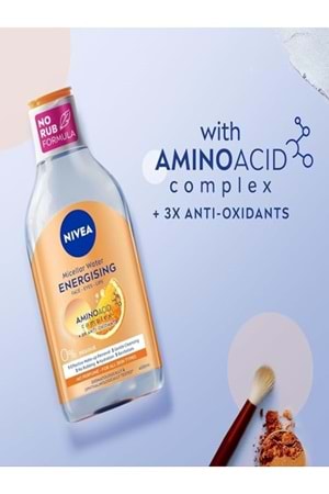 Nivea Micellar Makyaj Temizleme Suyu Energy 400 ml
