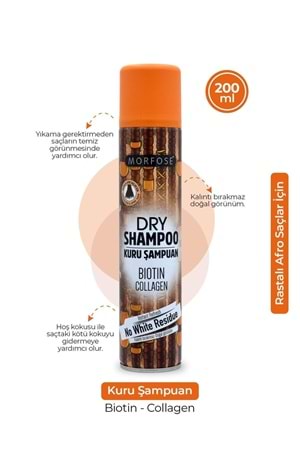 Morfose Kuru Şampuan Rastalı Saçlar 200 ml