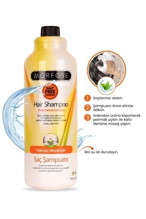 Morfose Bitkisel Tuzsuz Şampuan 1000 ml