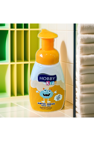 Hobby Kids Çocuklar İçin Köpük Sabun Şeftali Kokulu 200 ml.