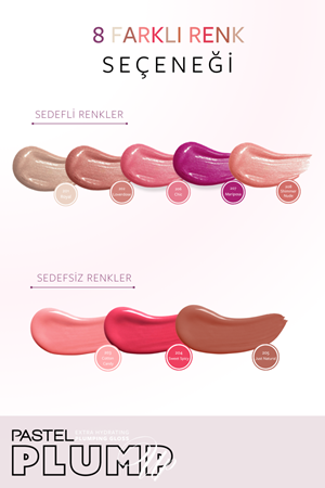 Pastel Plump Up Extra Hydrating Plumping Gloss - Dolgunlaştıran Dudak Parlatıcısı 207 Mariposa