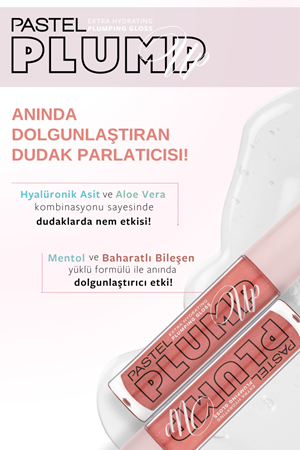 Pastel Plump Up Extra Hydrating Plumping Gloss - Dolgunlaştıran Dudak Parlatıcısı 208 Shimmer Nude