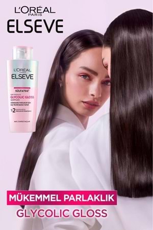 Loreal Paris Elseve Glycolic Gloss Mükemmel Parlaklık için Bakım Yapan Şampuan 200ml