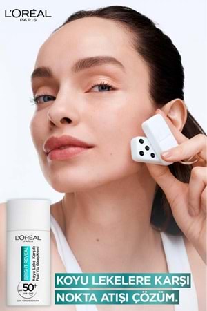 Loreal Paris Bright Reveal Spf 50+ Koyu Leke Karşıtı Fluid Günlük Yüz Güneş Kremi 50ml
