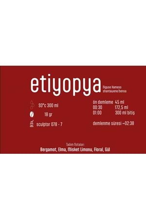 Pines Micro Roastery - Etiyopya Shantawene Filtre Çekirdek Kahve
