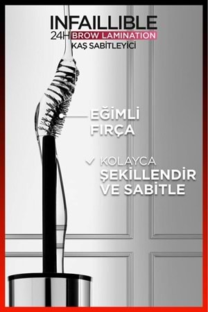 Loreal Paris Infaillible 24H Brow Lamination Şeffaf Kaş Sabitleyici