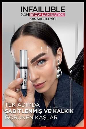 Loreal Paris Infaillible 24H Brow Lamination Şeffaf Kaş Sabitleyici