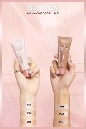 Loreal Paris Glotion All-ın-one Doğal Işıltı 901 - Fair Glow 40 ml