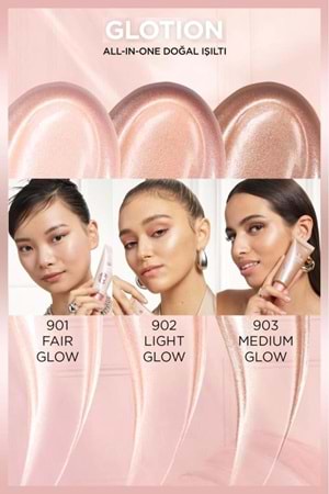 Loreal Paris Glotion All-ın-one Doğal Işıltı 903 - Medium Glow 40 ml