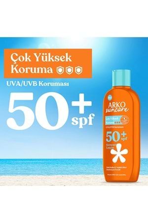 Arko Suncare Spf50 Çok Yüksek Korumalı Vücut Güneş Losyonu 200 ml