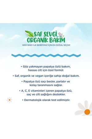 Wee Baby Organik Çatlak Önleyici Krem 150 ml