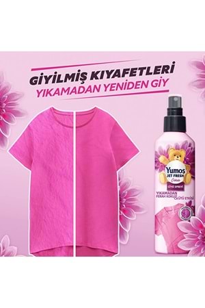 Yumoş Jet Fresh Giysi Spreyi Orkide 200 ml.