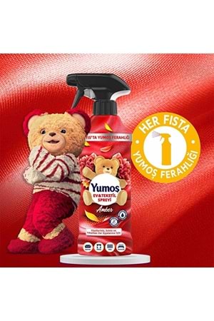Yumoş Ev ve Tekstil Spreyi Amber 450 ml
