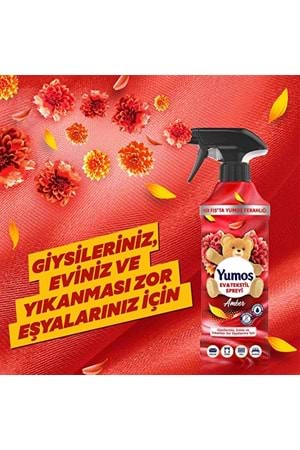 Yumoş Ev ve Tekstil Spreyi Amber 450 ml