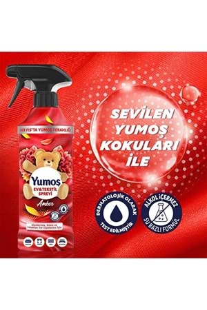 Yumoş Ev ve Tekstil Spreyi Amber 450 ml