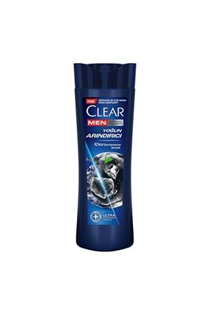 Clear Men Şampuan Yoğun Arındırıcı Kömür Kepeğe Karşı Etkili 350 ml