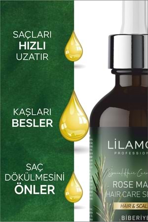 Lilamor Biberiye Yağı Saç Bakım Serumu