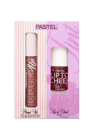Pastel Plump Up Dolgunlaştıran Dudak Parlatıcısı 202 Loverdose & Lip To Cheek Tint Carmen5.3 ml - 9.6 ml