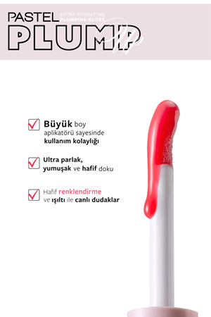 Pastel Plump Up Dolgunlaştıran Dudak Parlatıcısı 204 Spicy Sweet & Lip To Cheek Tint Carmen5.3 ml - 9.6 ml