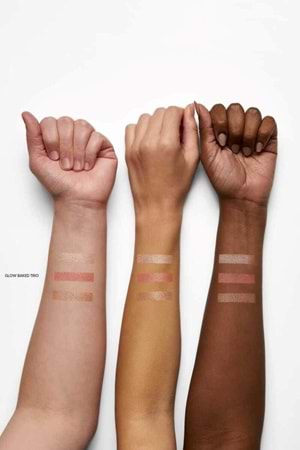 Golden Rose Miss Beauty Glow Baked Trio - Glow Baked Trio - Allık Bronzlaştırıcı Aydınlatıcı
