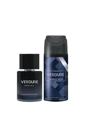Verdure Deepest Blue Erkek Parfüm 100 ml + Deodorant 150 ml 2'li Set