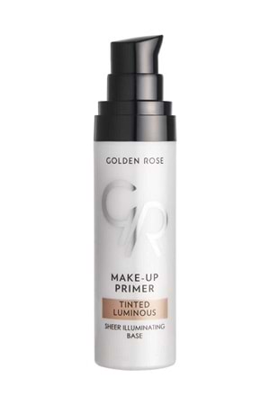 Golden Rose Make Up Primer Tinted Luminous - Salmon - Renkli Makyaj Bazı