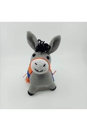 Artvin Amigurumi Organik Örgü Oyuncak Eşek