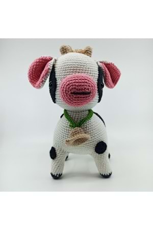 Artvin Amigurumi Organik Örgü Oyuncak Sevimli Buzağı
