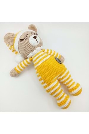 Artvin Amigurumi Organik Örgü Oyuncak Uyku Arkadaşım / Sarı