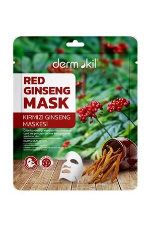 Dermokil Red Ginseng Mask Kırmızı Ginseng Maskesi 20 gr.
