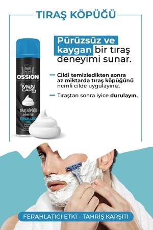Morfose Ossion Ferahlatıcı Tıraş Köpüğü 200 ml
