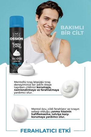 Morfose Ossion Ferahlatıcı Tıraş Köpüğü 200 ml