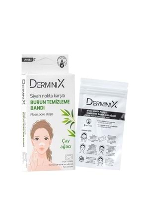 Derminix Çay Ağacı Özlü Siyah Nokta Ve Gözenek Temizleyici Burun Bandı