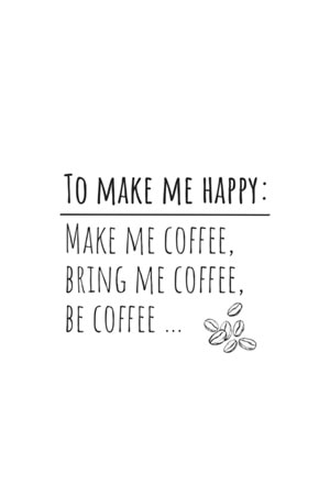 Win Ovro Premium Ultra Beyaz Porselen Kupa Bardak Çift Yönlü Baskılı - Coffee Happy