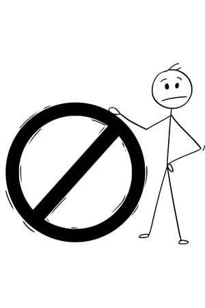 Win Ovro Premium Beyaz Porselen Hediye Kupa Bardak Çift Yönlü Baskı - Çizgiyle Anlat Çöp Adam Hayır