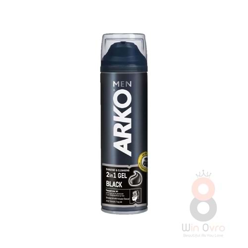 Arko Men Traş Jeli Black Aktif Kömürlü 200 ml