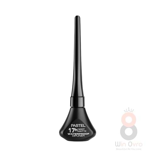 Pastel Deep Matte Waterproof Dipliner - Mat Dipliner Siyah