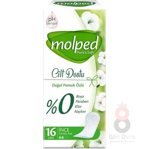 Molped Günlük Ped Pure & Soft 16'lı İnce