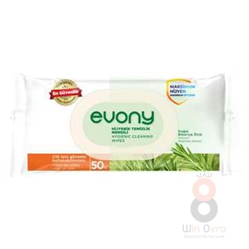 Evony Hijyenik havlu Islak Mendil 50 li