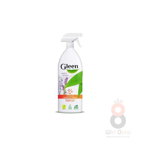 Gleen Organik Içerikli Vegan 1 Lt Lavanta-geranium Sprey Yüzey Temizleyici