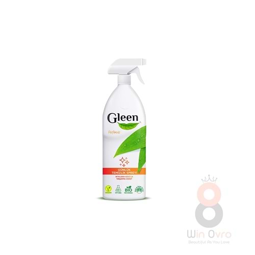 Gleen Organik Içerikli Vegan 1 Lt Parfümsüz Sprey Yüzey Temizleyici