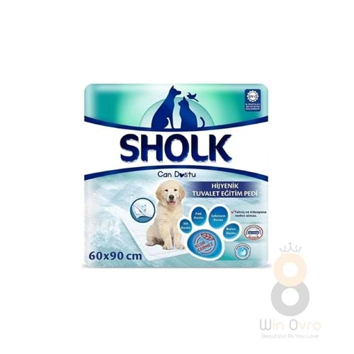 Sholk Hipoalerjenik Köpek Çiş Eğitim Pedi 60x90cm 10lu