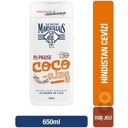 Le Petit Marseillais Bonheur Hindistan Cevizi Duş Jeli 650 ml